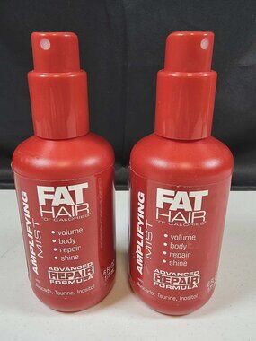 (2) FAT HAIR SPRAY AMPLIFYING MIST VOLUME SHINE ADVANCED REPAIR 6 FL. OZ NEW